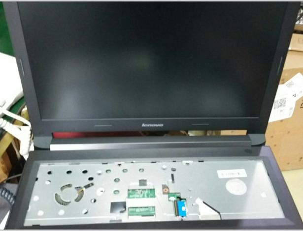 联想 M50-70 自己DIY 换键盘惹的祸！济南磐龙维修 