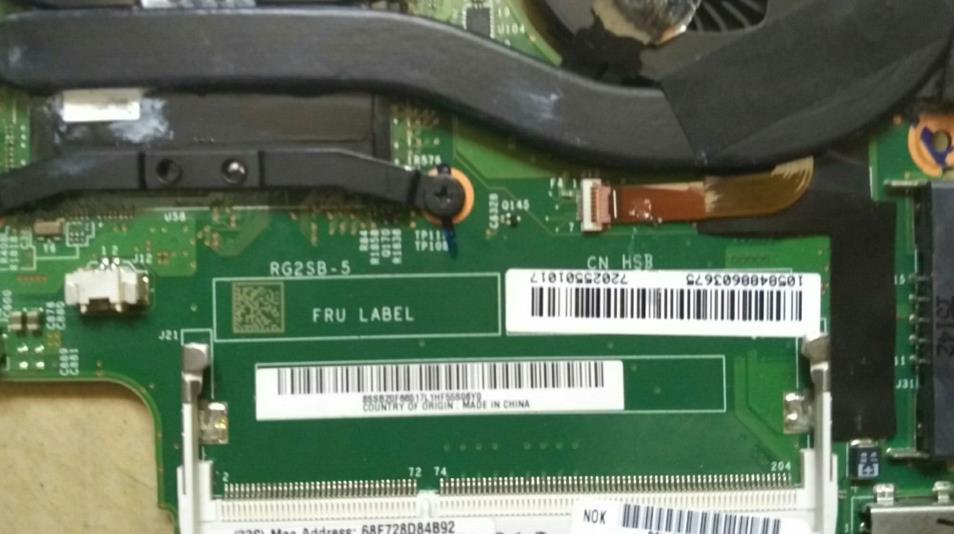 X250 笔记本主板高清图片！济南磐龙维修