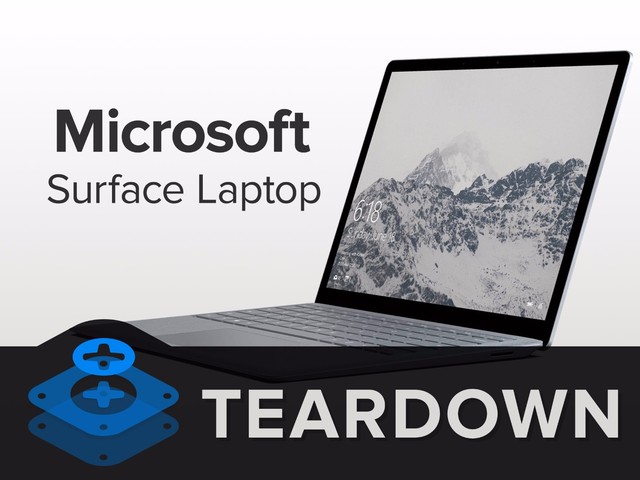微软Surface Laptop笔记本拆机解析！济南磐龙维修
