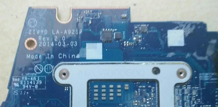 联想  YOGA 2 13 笔记本主板维修高清图片(LA-A921P)！济南磐龙维修