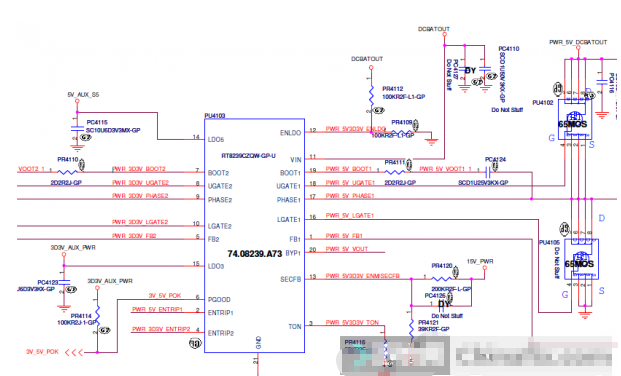 UP1589Q 系统供电芯片组在实际电路中状态和维修方法济南磐龙制作 - 济南磐龙笔记本交换机工控机维修服务中心